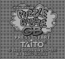 Image n° 1 - screenshots  : Puzzle Bobble GB